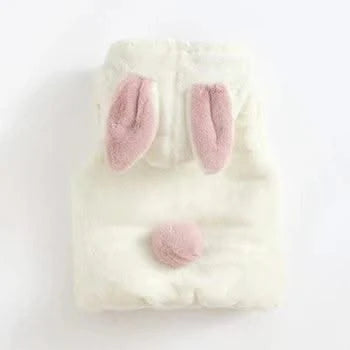 Cute Rabbit Sleeveless Hooded Plush Vest Coat/Jacket  | Spring Autumn Outwear| Baby Girls, Toddler, Infant, Children