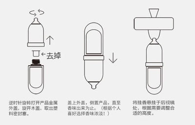 Luxury style Car Air Freshener Hanging Perfume Pendant Auto Essential Oils Perfume Bottle Diffuser Ornament Car Accessories