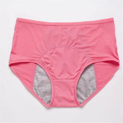 Menstrual Panties Women UnderwearPlus SizeLeak-proof ElasticHigh-waist  Physiological Mesh  Female Lingerie BikiniBriefs