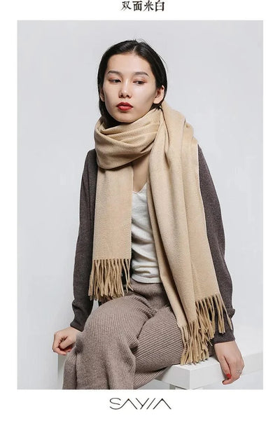 Soft cashmere big Scarf for Women Shawl 200*70 cm  Real pashmina