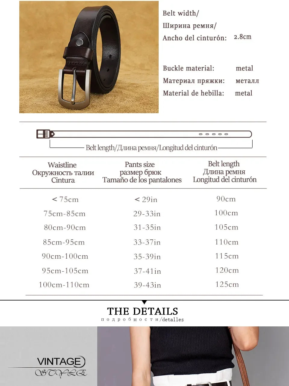 High Quality Fashion Retro Women Female Belt Genuine Leather Belts For Women Jeans