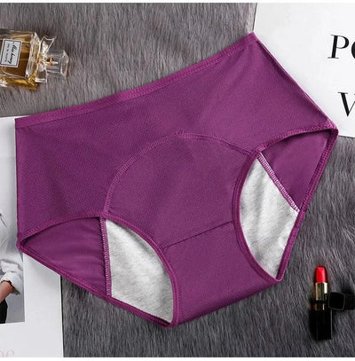 Leak Proof Menstrual Panties of Large Size Cotton Panties Women Sexy Physiological Underwear Plus Size Period Waterproof Briefs