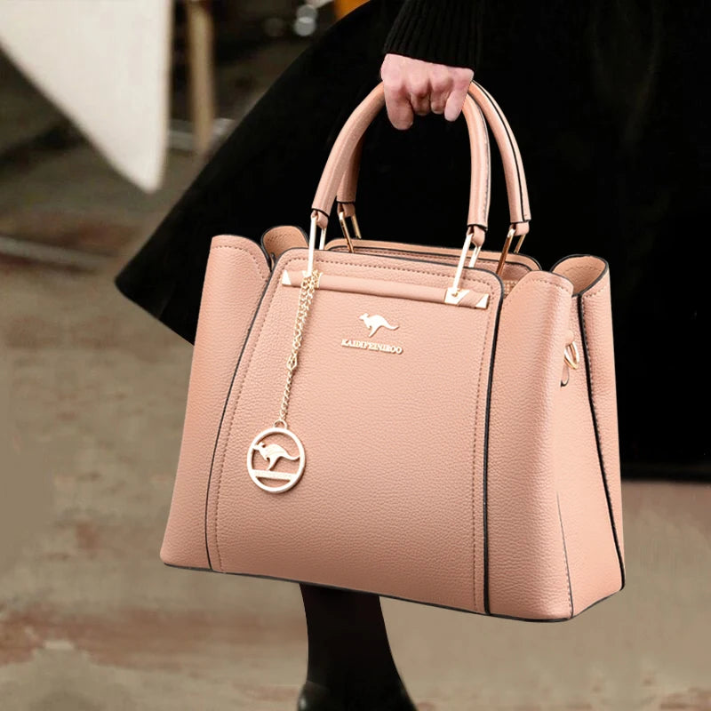 Luxury Handbags Women Bags Designer 3 Layers Soft Leather Shoulder Crossbody Sac Ladies Large Capacity Shopping Messenger Tote
