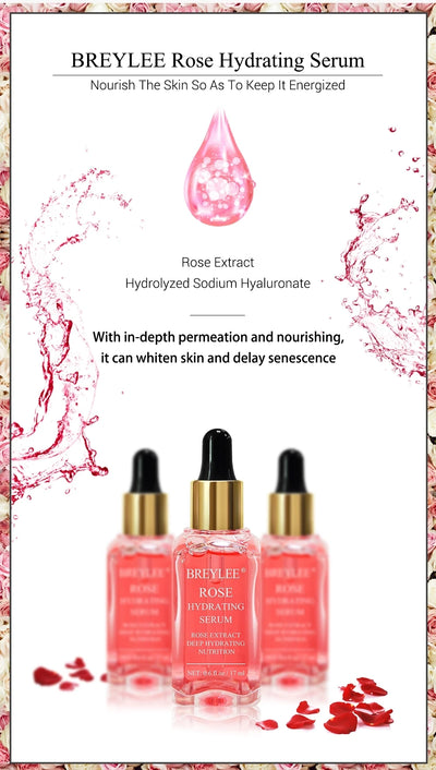 BREYLEE Rose Deep Moisturizing Facial Serum Oil Control Essence