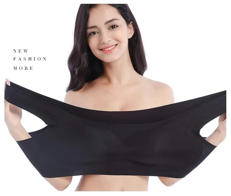 Plus Size Women Bras Bralette Comfortable Invisible Bras Push Up Breathable Brassiere Non Wired
