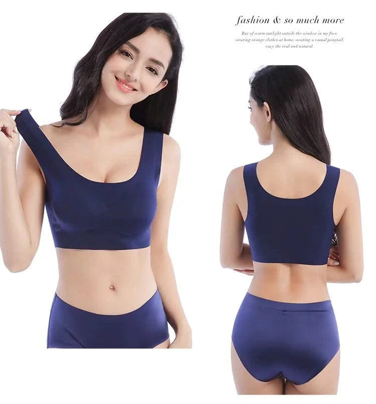 Plus Size Women Bras Bralette Comfortable Invisible Bras Push Up Breathable Brassiere Non Wired