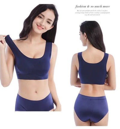 Plus Size Women Bras Bralette Comfortable Invisible Bras Push Up Breathable Brassiere Non Wired