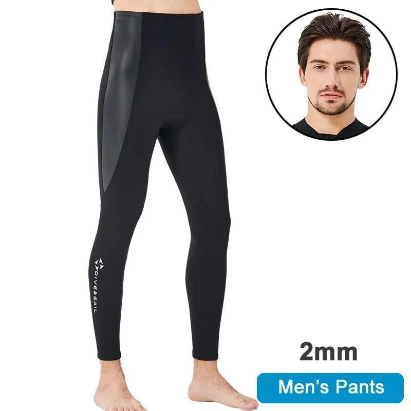 Wetsuit Pants Women, Men 1.5mm 2mm Neoprene Keep Warm for Water Aerobics Diving Surfing Swimming Snorkeling Scuba Kayaking