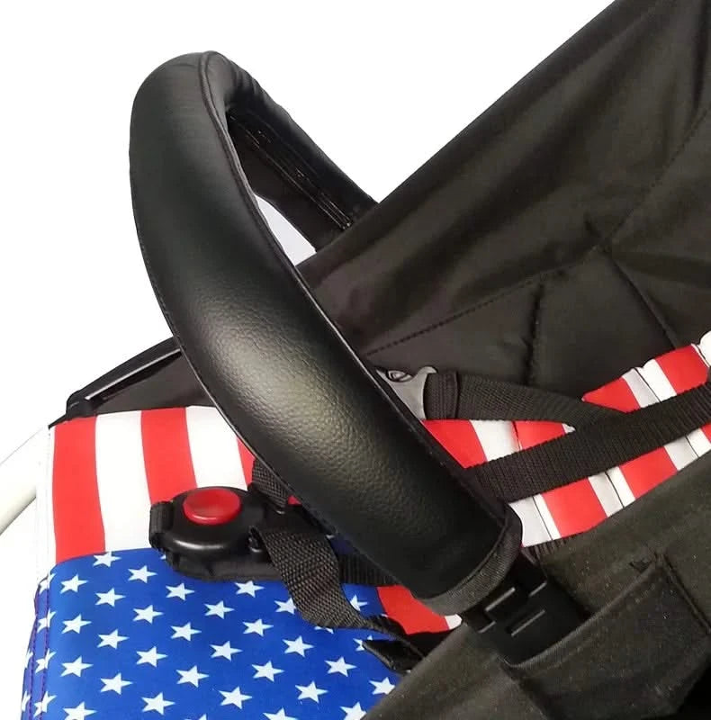 New Baby Stroller Handle PU Leather Baby Stroller Baby Stroller Armrest Box Babies Accessories Protective Cover