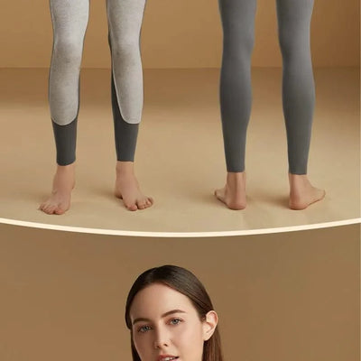 Women's Seamless Thermal Clothing Set 2 Pieces | Thick Double Layer Thermal Under Wear For Winter