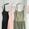 Summer Roman Tunic Casual Midi Dress For Women Empire Patchwork Lace Dress