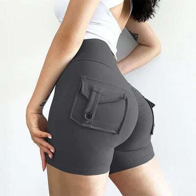 Casual Biker Shorts Women High Waist Seamless Workout Leggings Fitness Joggings Gym Tights Scrunch Butt Yoga Shorts Sportswear