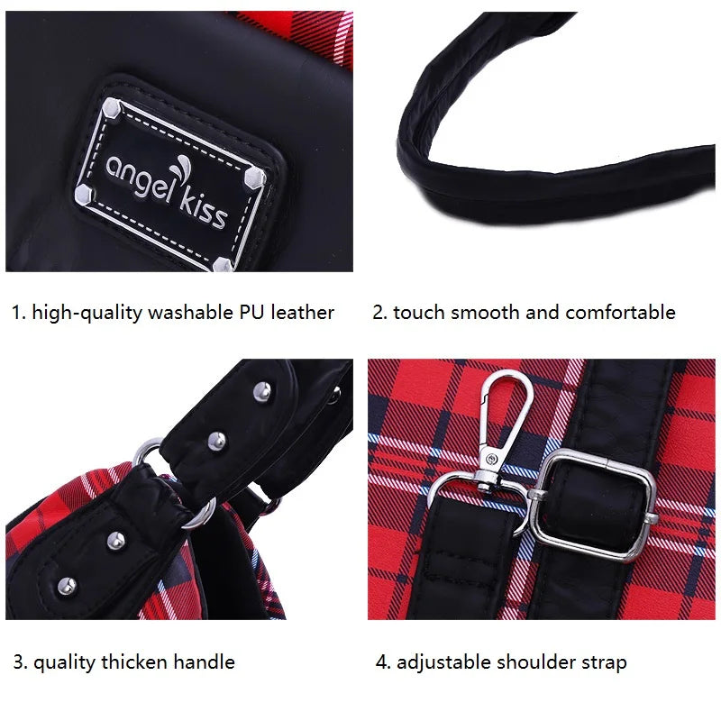 Fashion Women Hand Bag Designers Luxury Handbags Women Plaid Shoulder Bags Female Top-handle Bags Large Purse Hobos