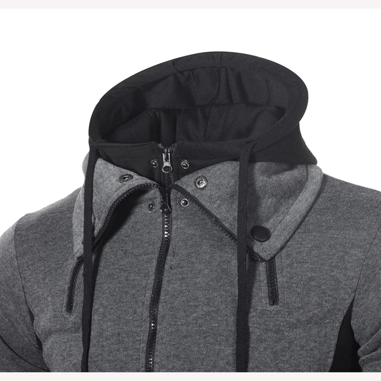 Men's Sweatshirt Hoodies Fashion Slim Fit Long Sleeve Streetwear Outdoor Top Tees Brand Clothing Homme Hoody Jacket Outwear