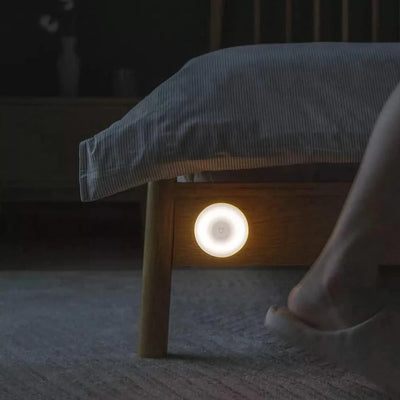 Xiaomi Mijia Night Light 2 360°Rotation Magnetic Human Infrared Light Dual Sensor Mini Wall Light 2800K Warm Yellow 2 Level Adju