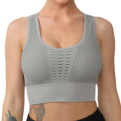 Sports Bras For Women Yoga Bra For fitness Workout Running Shirts Seamless Comfortable Yoga Bras Tank Top  With Removable Pads