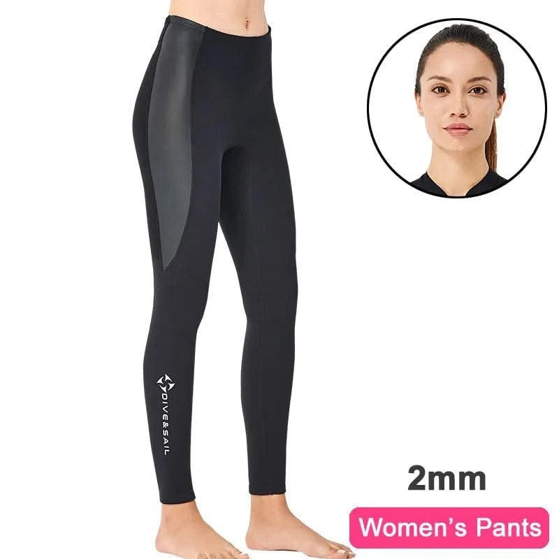 Wetsuit Pants Women, Men 1.5mm 2mm Neoprene Keep Warm for Water Aerobics Diving Surfing Swimming Snorkeling Scuba Kayaking
