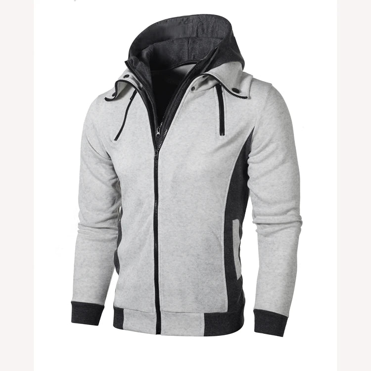 Men's Sweatshirt Hoodies Fashion Slim Fit Long Sleeve Streetwear Outdoor Top Tees Brand Clothing Homme Hoody Jacket Outwear