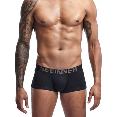 Mens Underwear Seeinner Boxers Shorts Cotton Cuecas Trunks Men's Boxer Homme Boxershorts Men Male Panties Ropa Interior Hombre