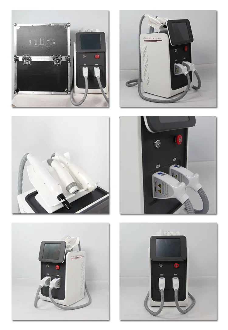 IPL OPT Laser Hair Removel Machine for Women 3 IN 1 ND YAG Q Switch Tattoo Removal Professional RF Face Lift Skin Tight Device
