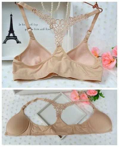 Women Bra  Front Button Sexy Lace Bralette Solid Wireless Bra Female Underwear A B Cup Lingerie Soft Fashion Brassiere