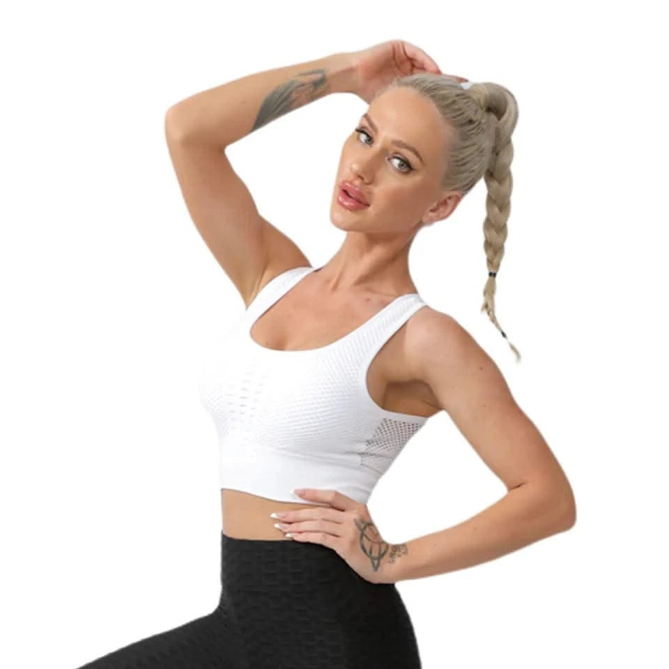 Sports Bras For Women Yoga Bra For fitness Workout Running Shirts Seamless Comfortable Yoga Bras Tank Top  With Removable Pads