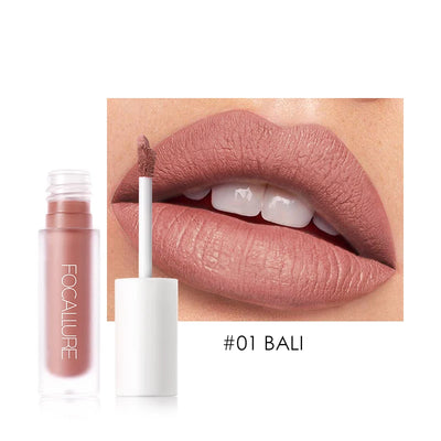 FOCALLURE Lipstick Gloss Waterproof Long Lasting Moist Lip Makeup Liquid Lip Stick Makeup Cosmetic FA134
