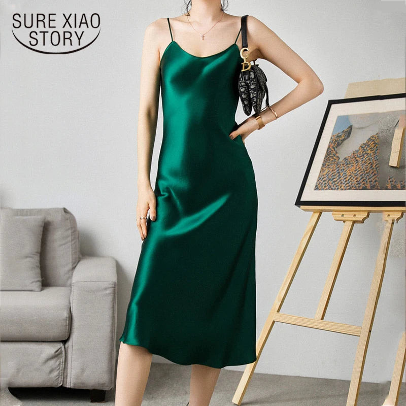 2021 Summer Striped Cotton Linen Long Dress Women Fashion Loose Vestidos Vintage V-neck Half Sleeve Dress for Women Loose