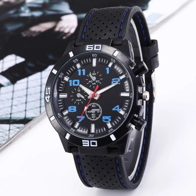 Fashionable casual men's watch high-end men's classic casual watch silicone watch wholesale 066 male Feminino Zegarek Damski