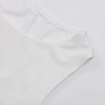 Sexy Tank Tops For Women White O Neck Sleeveless Corset