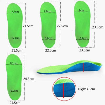 Children's Orthopaedic Insoles For Feet Flat | Foot Arch Support Kids | Sole Insert For Shoes | Orthopaedic Products