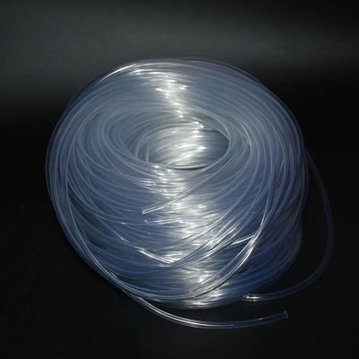 1/4" flexible garden hose 4/7 White transparent expandable garden irrigation hose watering water pipe 5m