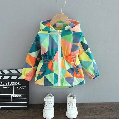 Baby Girls Cute Rabbit Hooded Casual Zipper Jacket| Spring |Autumn |Christmas |Outerwear Coat 1 2 3 4 5 6 Years |Kids Clothes