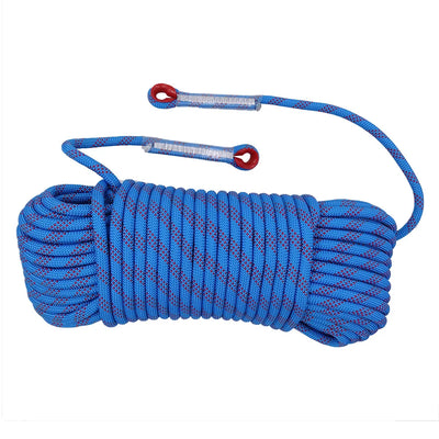 50m Static Climbing Rope 8mm Outdoor Survival Rescue And Safety Cord Climbing Wall Equipment Accessorie Car Tow Rope 10m 20m 30m