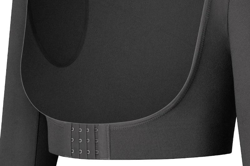 Upper Arm Shapers Compression Long Sleeves Women Arm Shapewear Humpback Posture Corrector Shoulder Breast Support Push Up Tops