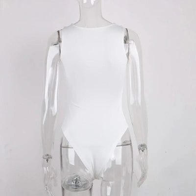 Sexy Tank Tops For Women White O Neck Sleeveless Corset