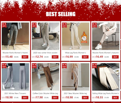 Woolen Pants Women's Harem Pencil Pants 2023 Autumn Winter High Waisted Casual Suit Pants Office Lady Women Trousers