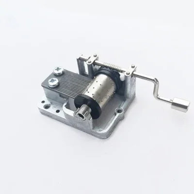 Hand Cranked Music Movement DIY Music Box Decorative Collectibles wooden Music (A Variety Of Music Available)