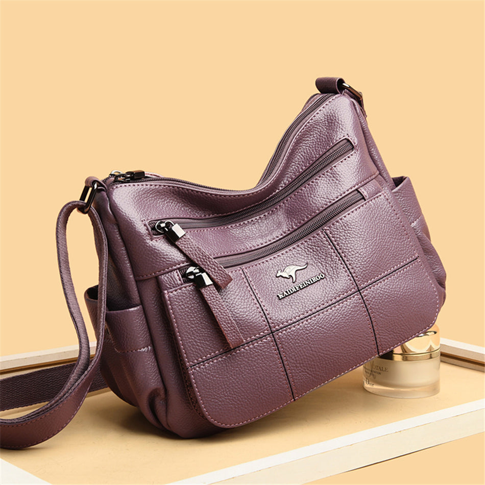 Genuine Brand Leather Sac Luxury Handbags Purse Women Bags Designer Shoulder Crossbody Messenger Bags Female 2021 Waterproof Bag