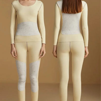 Women's Seamless Thermal Clothing Set 2 Pieces | Thick Double Layer Thermal Under Wear For Winter