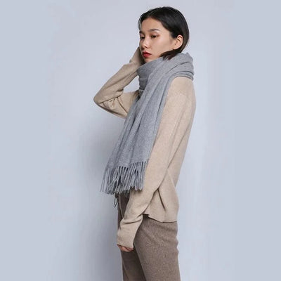 Soft cashmere big Scarf for Women Shawl 200*70 cm  Real pashmina