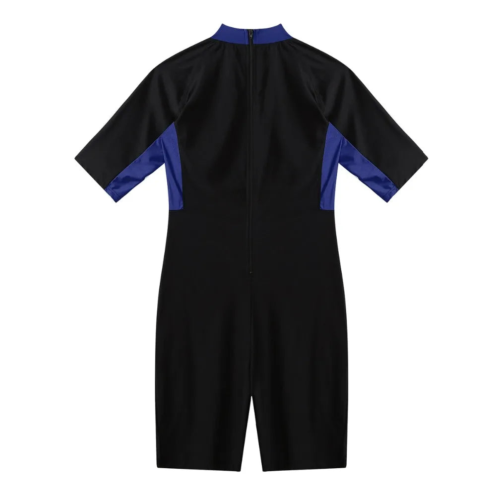 Swimwear Mens Leotard Swimsuit Shorty Wetsuit Diving Swimming Snorkeling Surfing Scuba Swim Bodysuit Jumpsuit Warm Swimwear