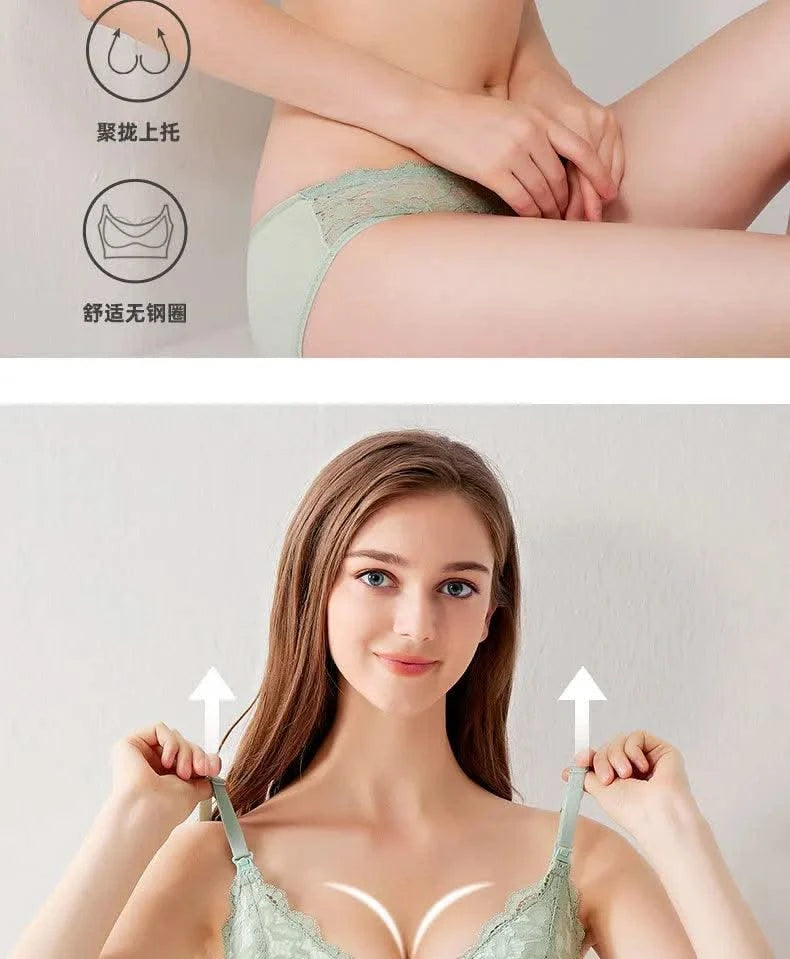 Underwear for pregnant women postpartum breast-feeding bra  lace bra big size nursing bra maternity