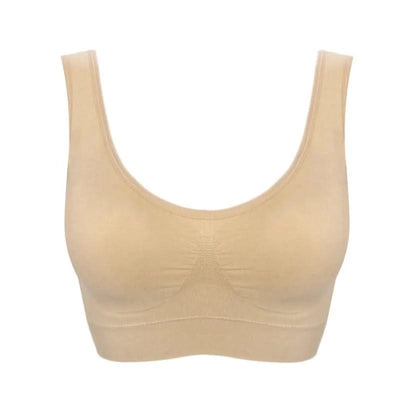 Plus Size Bras For Women Seamless Bra With Pads to 4XL 5XL Bralette Push Up Brassiere Vest Wireless Active fashion underwear