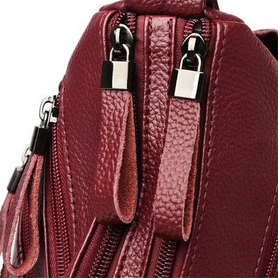 Genuine Brand Leather Sac Luxury Handbags Purse Women Bags Designer Shoulder Crossbody Messenger Bags Female 2021 Waterproof Bag