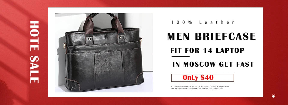 WESTAL Men's Briefcases Men's Bags Genuine Leather Lawyer/Office Bag Laptop Bag Men's Leather Briefcases Bag for Documents