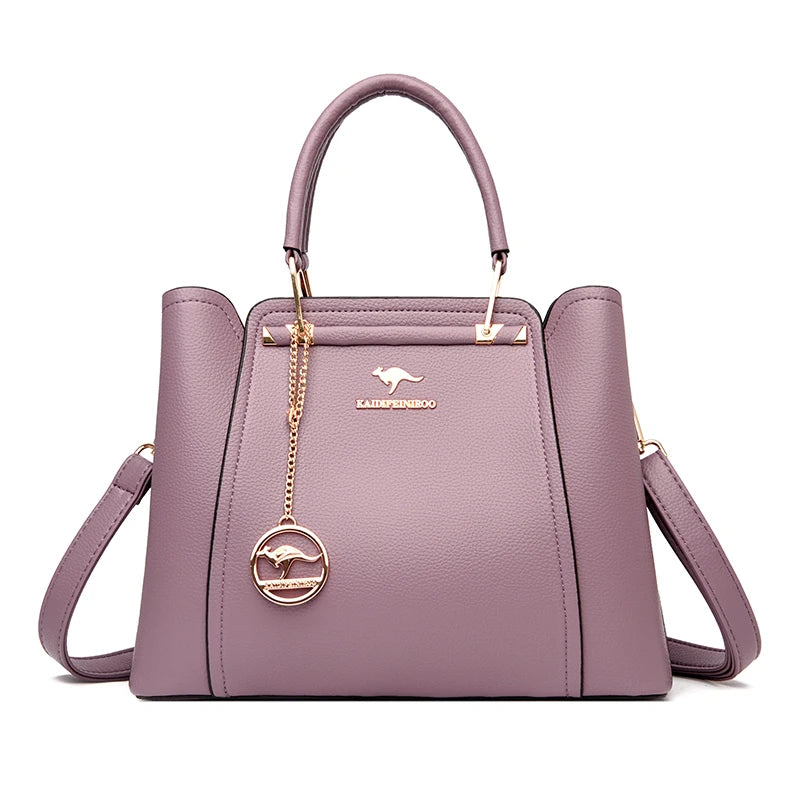 Luxury Handbags Women Bags Designer 3 Layers Soft Leather Shoulder Crossbody Sac Ladies Large Capacity Shopping Messenger Tote