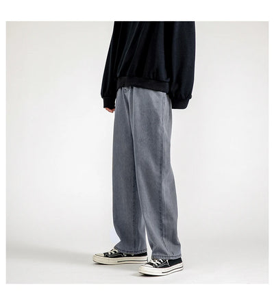 Men's Jeans Pants Straight Trousers for Men Jean Spring Denim Mens Man Male Trendyol Streetwear Korean Fashion Men Boys  Sale