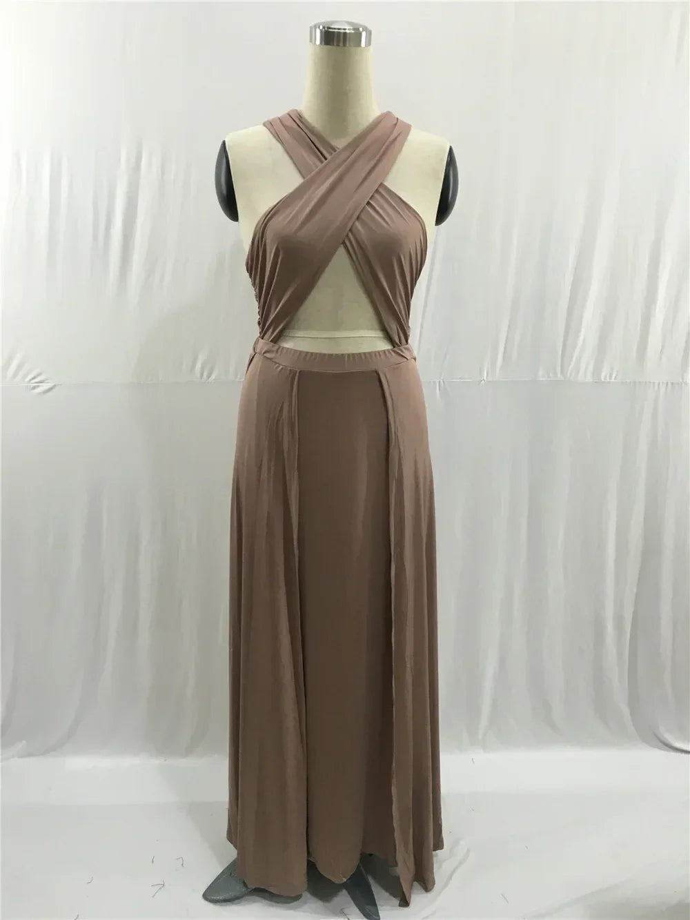 Sexy Black Irregular Split Bandage Long Dress 2021 Fashion Women Summer Dresses Casual Vestidos Party Femme Robe Plus Size New