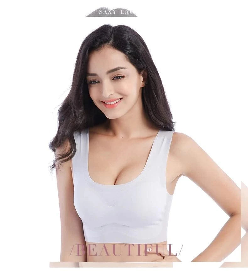 Plus Size Women Bras Bralette Comfortable Invisible Bras Push Up Breathable Brassiere Non Wired
